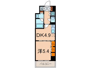 レジディア神戸磯上の物件間取画像